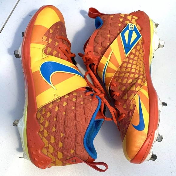NIKE FORCE ZOOM TROUT 6 PRM 2019 MLB ROCK & ROLL CLEATS AT3880-800 Mens 12.5 main image 6